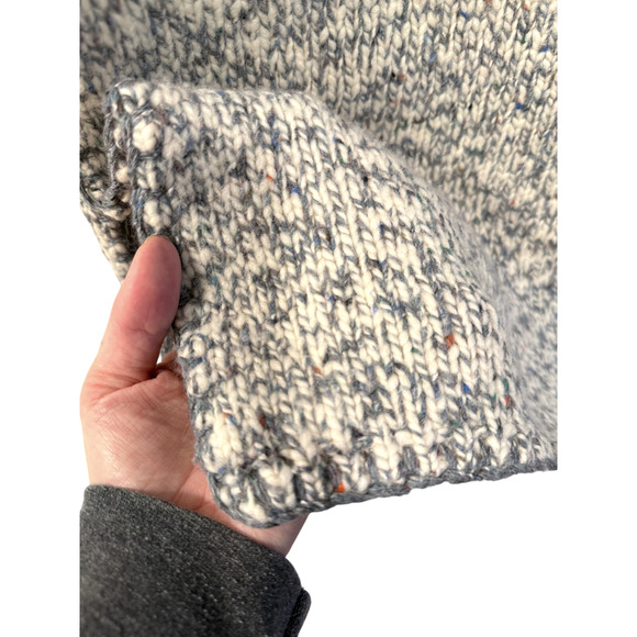 NEW! Ulla Johnson L Marled $475 Stretch Wool Sweater Midi Skirt Whipstitch Blue - Picture 4 of 12